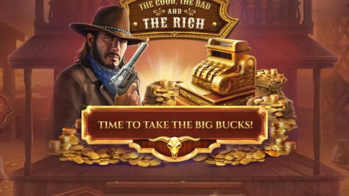 The Good, The Bad and The Rich slot game screen